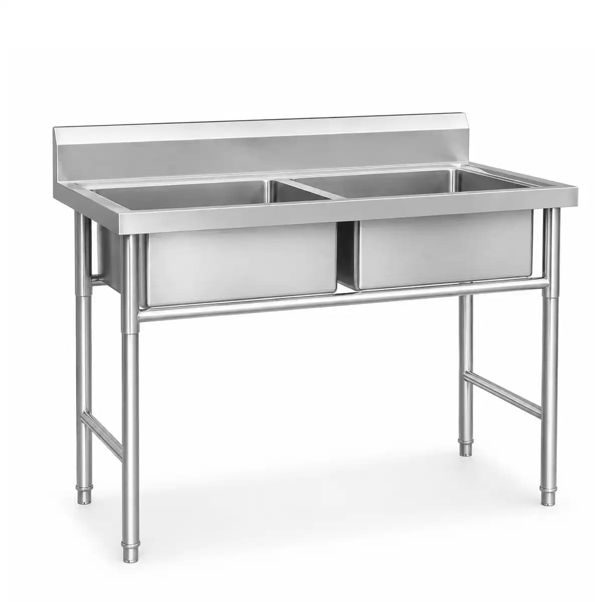 Mesada con Doble Bacha 120x60 cm Unique DS-1200