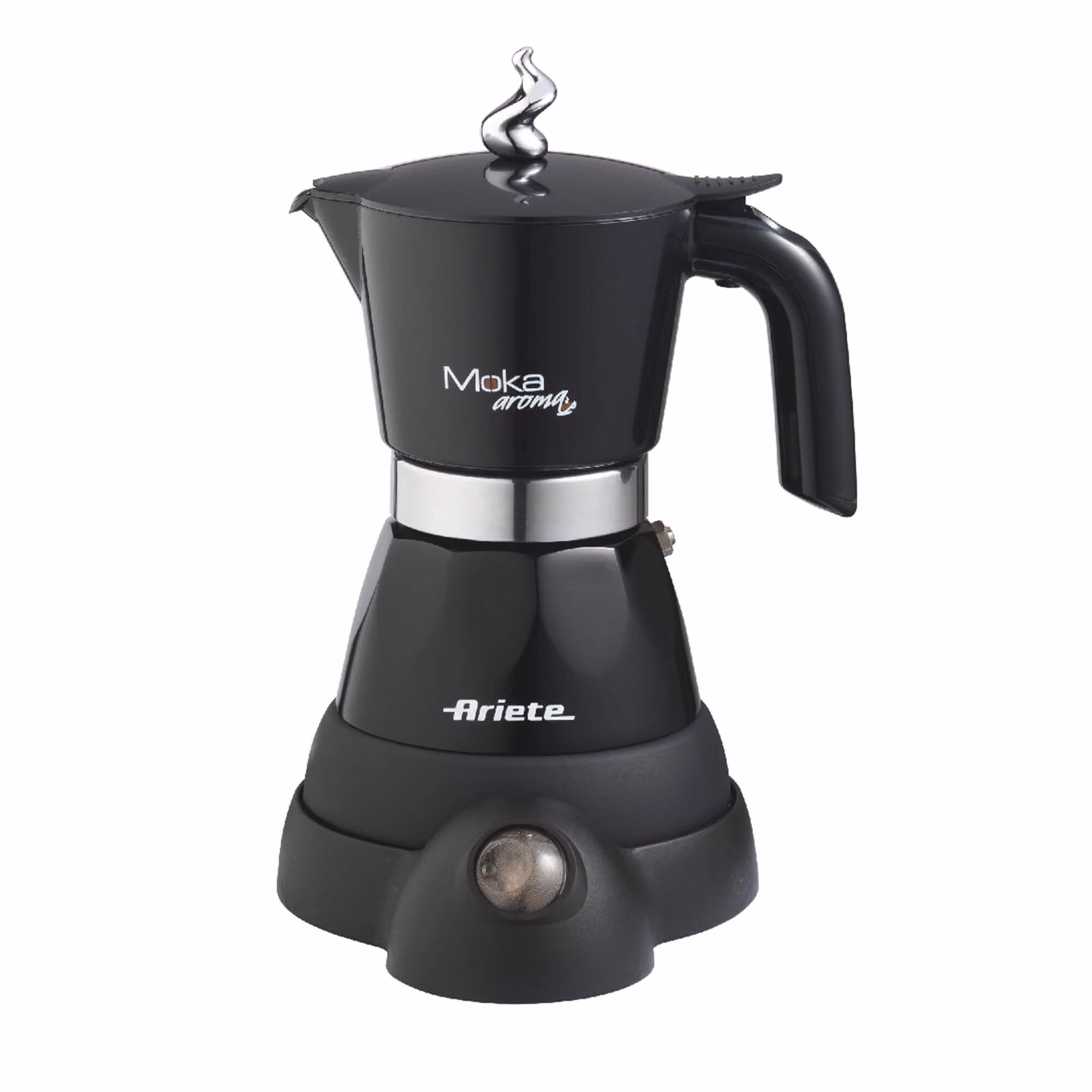 Cafetera moka eléctrica Ariete Moka Aroma negra 1358