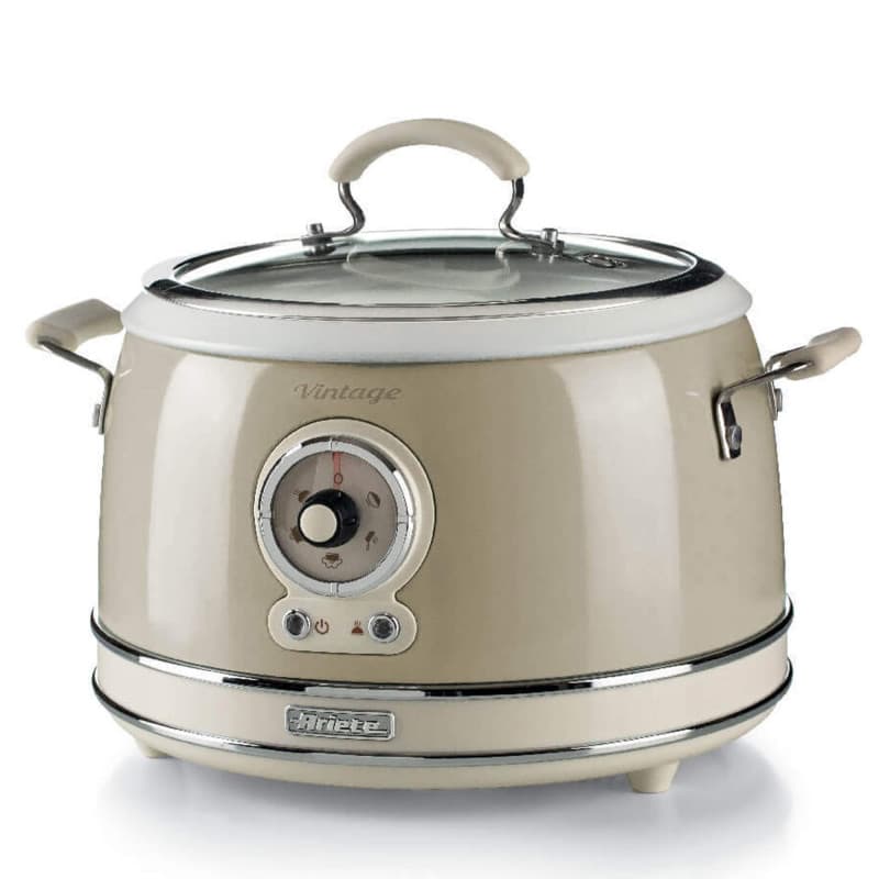 Arrocera eléctrica y olla de cocción lenta Ariete beige 700W 2904