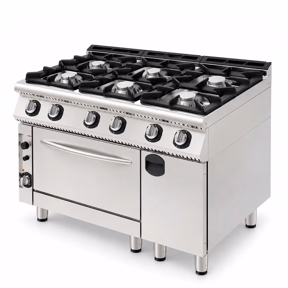 Cocina 6 Hornallas con Horno y Gabinete Inoksan 7KG33