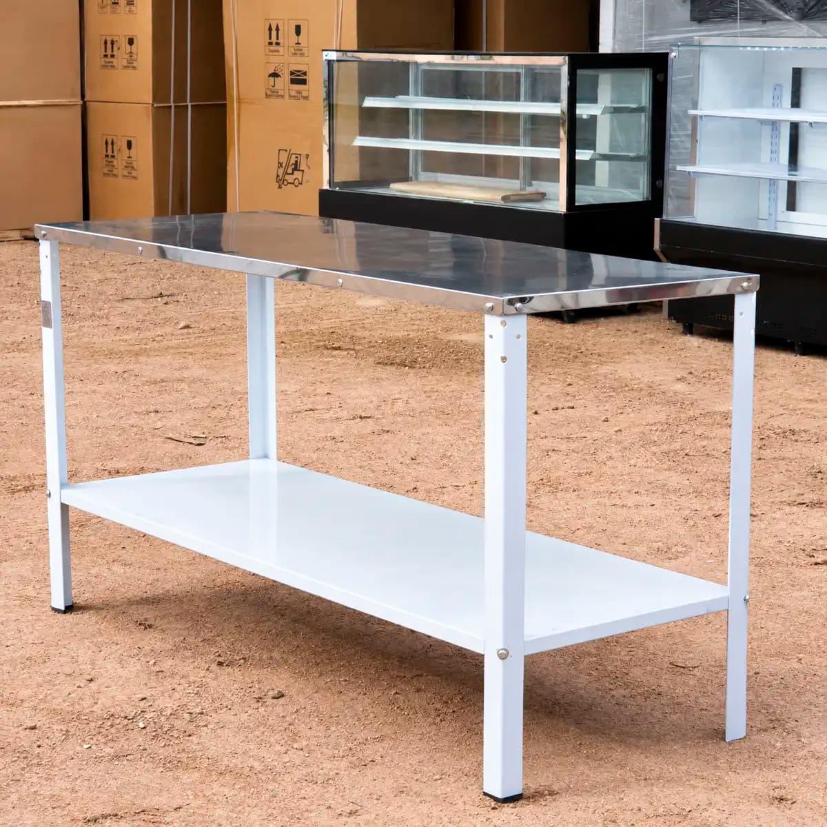 Mesada de Acero Inoxidable 160x60 cm Seminueva | Braesi M-160N (ex-showroom)