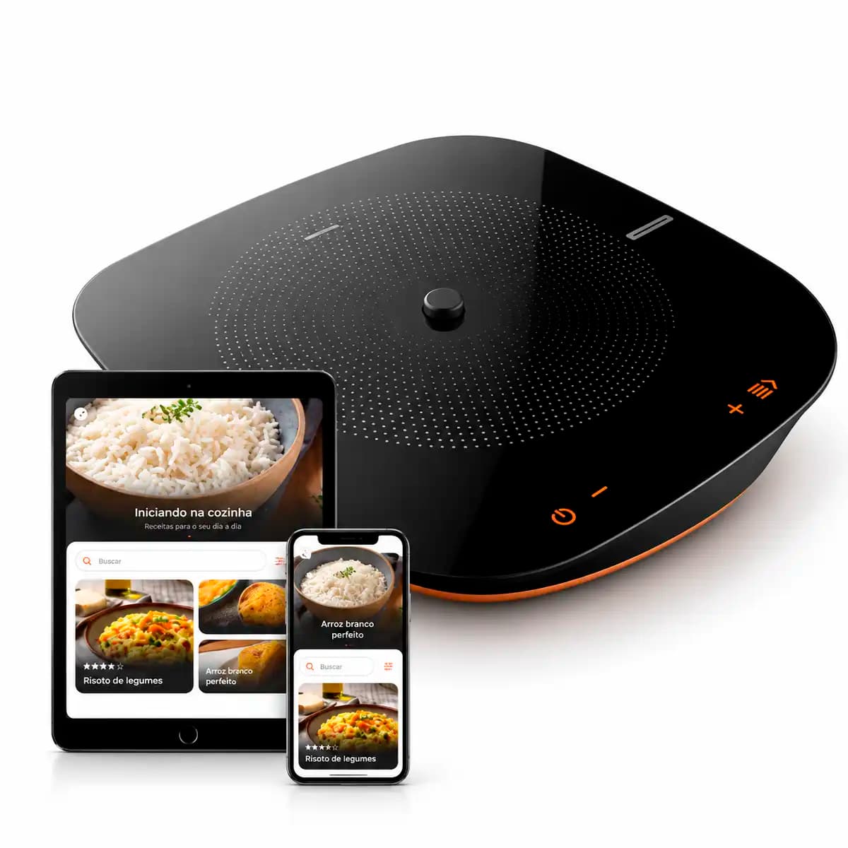 Cooktop portátil por inducción 220 V con app Tramontina Guru 95700-004