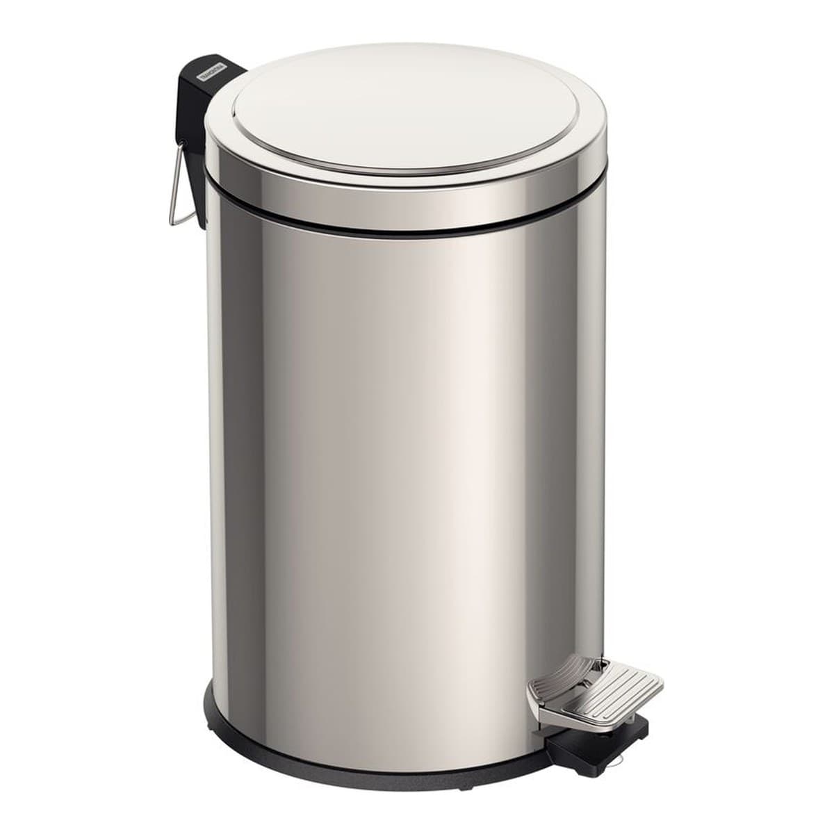 Basurero Tramontina Brasil de acero inoxidable con pedal, variante de 12 L