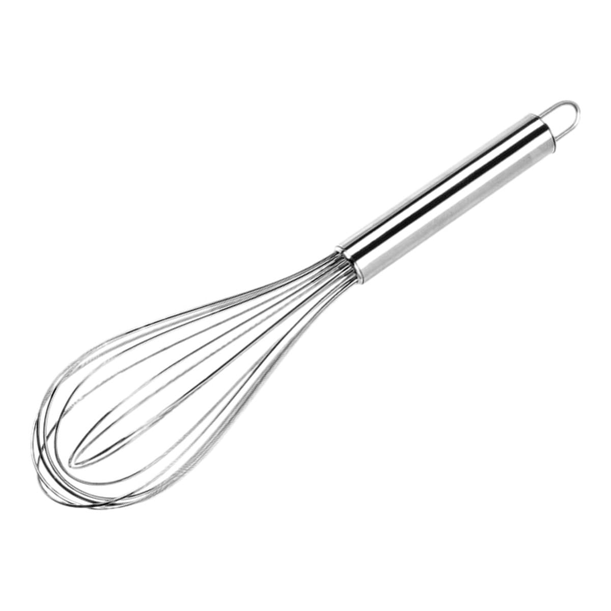 Batidor manual de acero inoxidable de 18 pulgadas