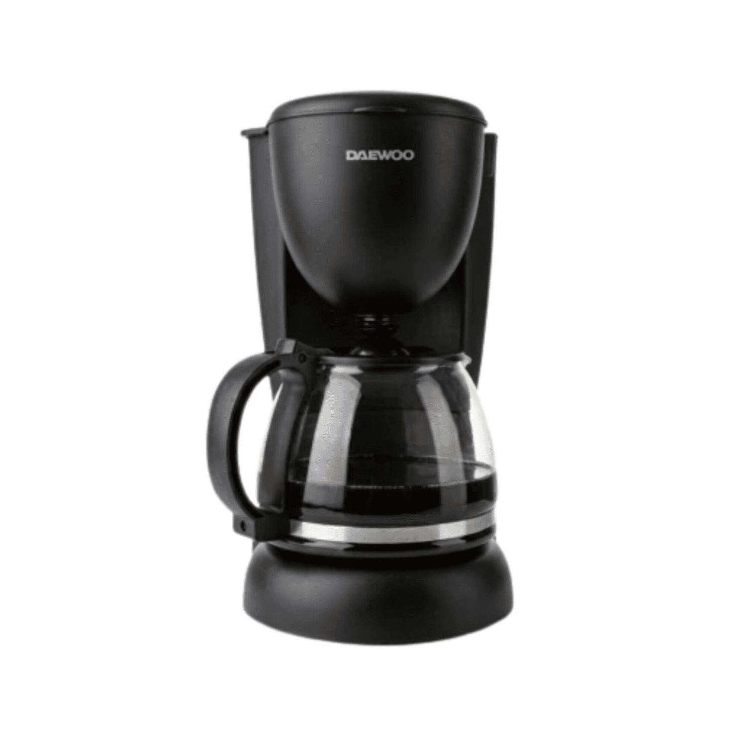 Cafetera de filtro Daewoo CM6316B negra con jarra de vidrio