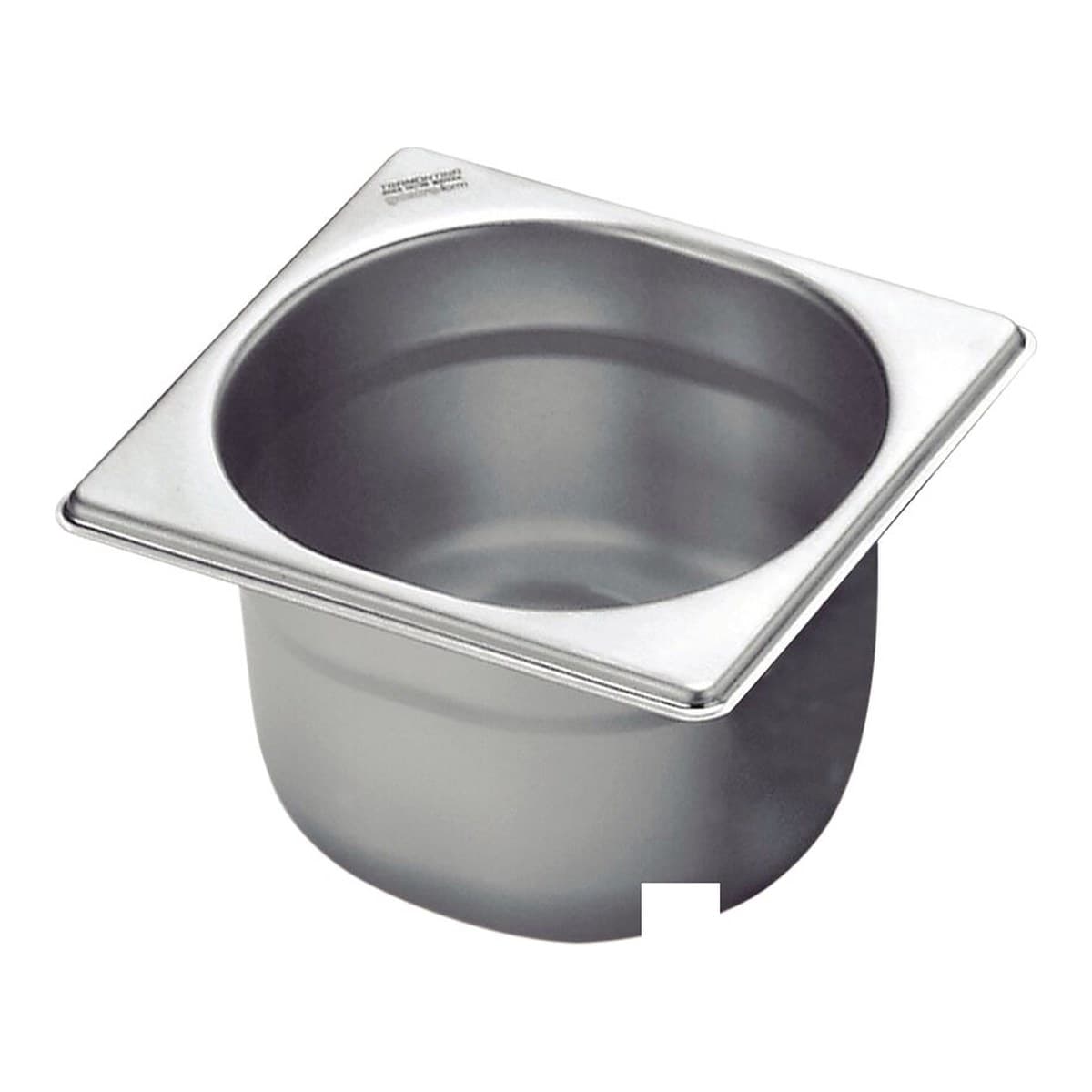 Cuba gastronómica GN 1/6 de acero inoxidable, profundidad 150 mm