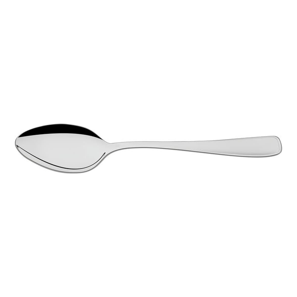 Cuchara de postre Tramontina Continental de acero inoxidable, 17,8 cm