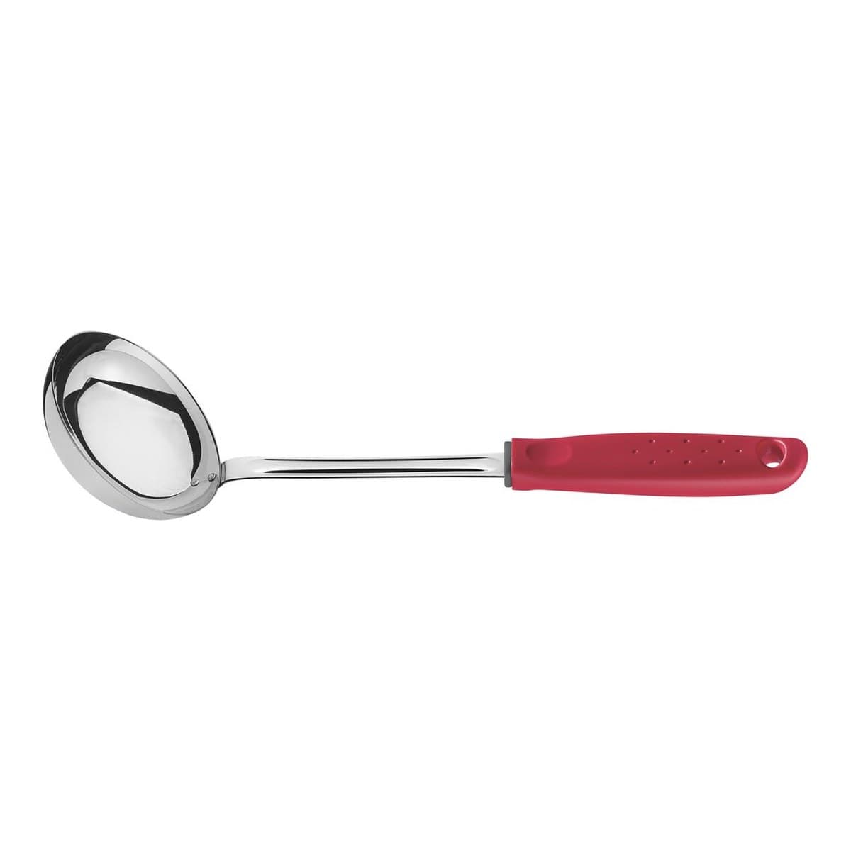 Cucharón Tramontina Utilità con mango rojo