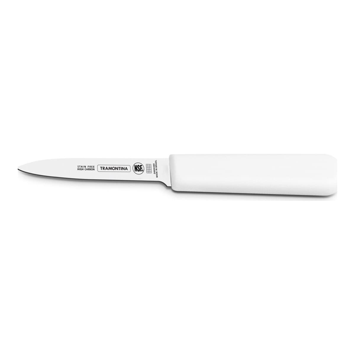 Cuchillo mondador Tramontina Professional Master de 3 pulgadas con mango blanco