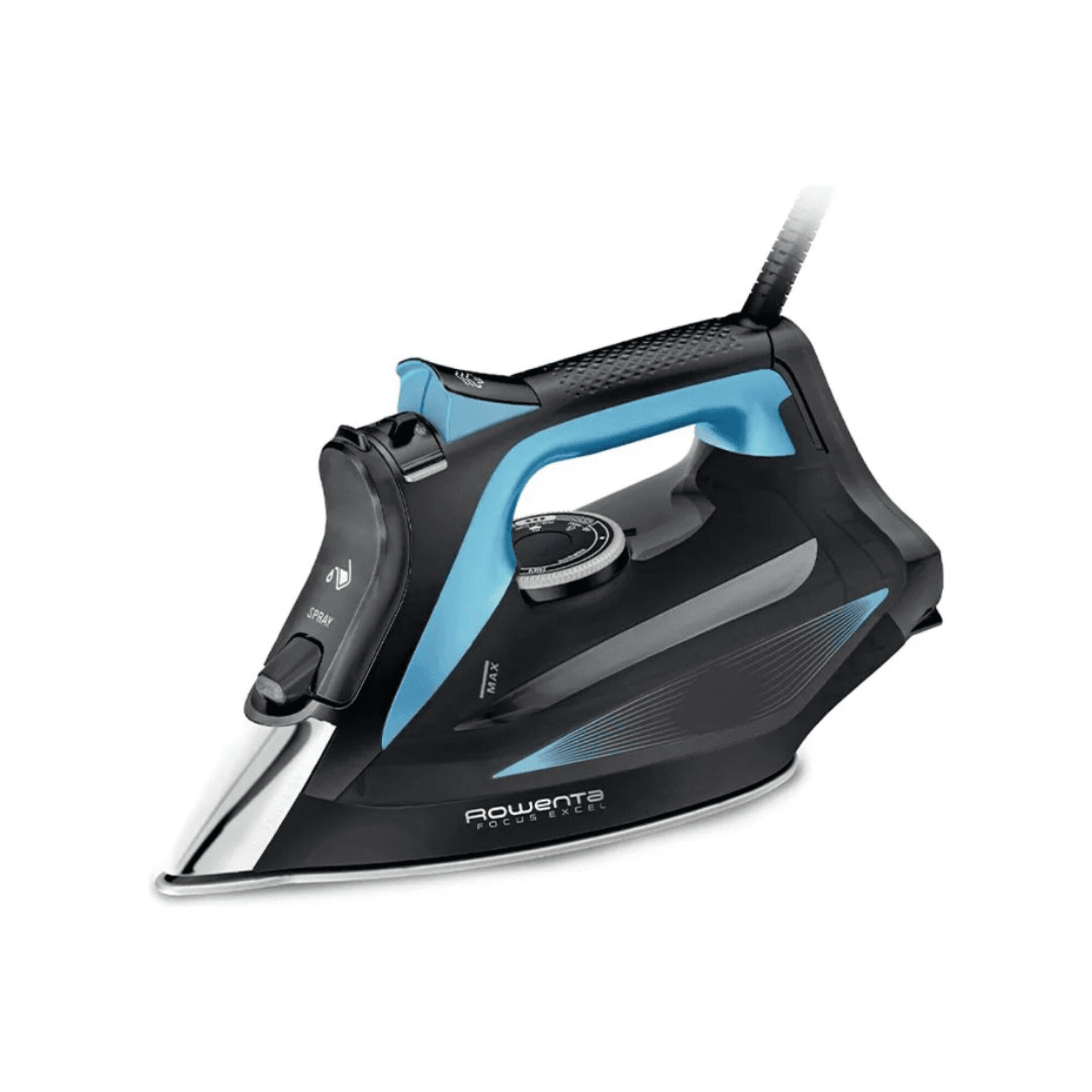 Plancha a vapor Rowenta DW5310D1 de 2700 W en negro y celeste