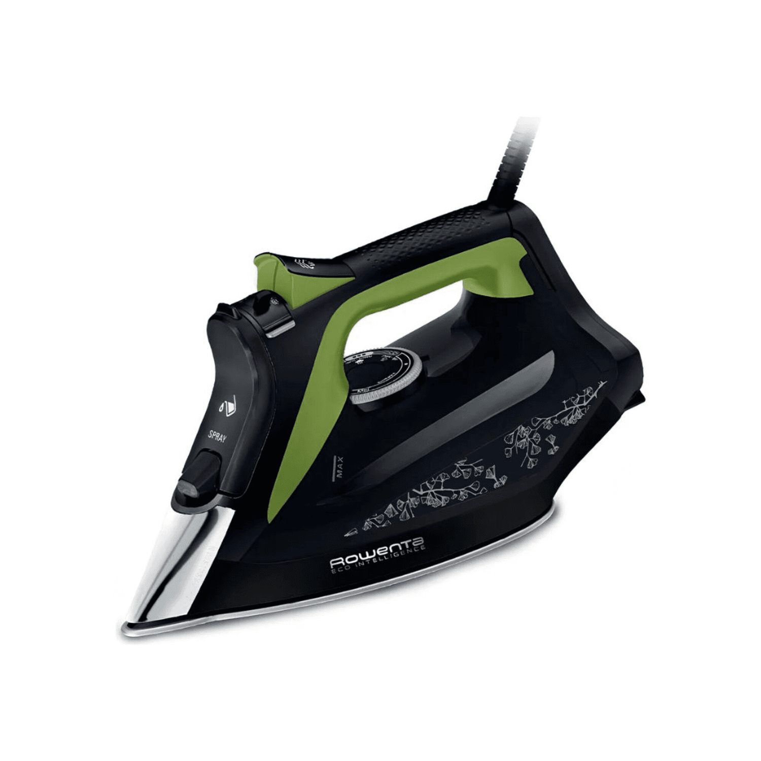 Plancha a vapor Rowenta Eco Intelligence DW6330D1 en verde y negro