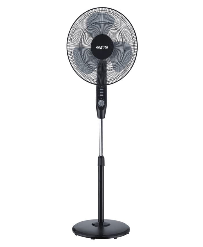 Ventilador de pie 40 cm oscilante negro Enxuta VPENX916N