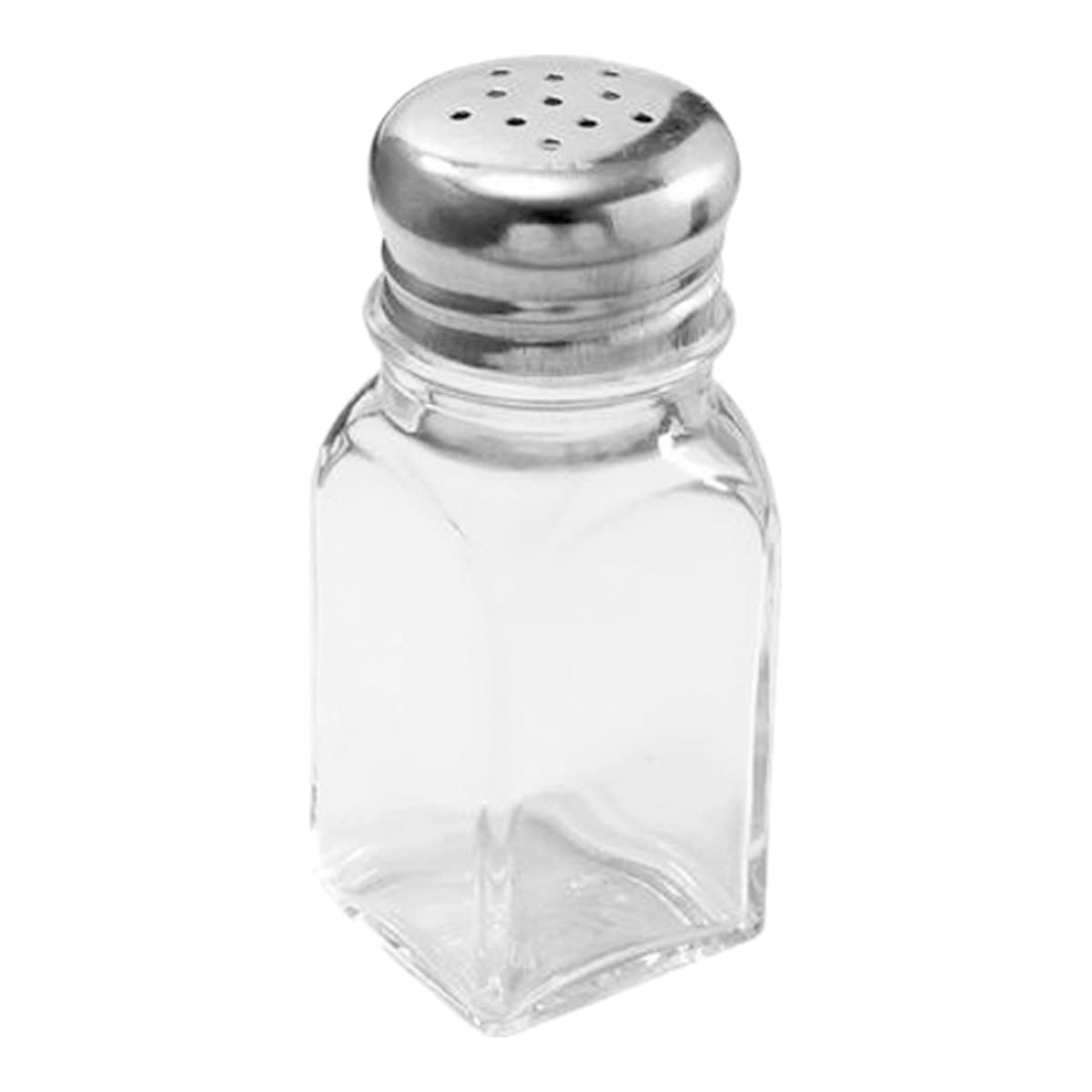 Frasco cuadrado de vidrio BG F/SK-SM para sal o pimienta, 59,2 ml