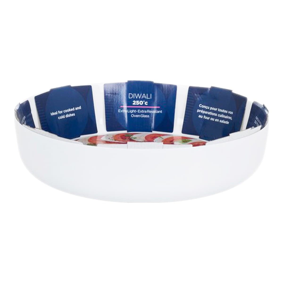 Fuente redonda blanca Luminarc Smart Cuisine Diwali N2946 de 30 cm