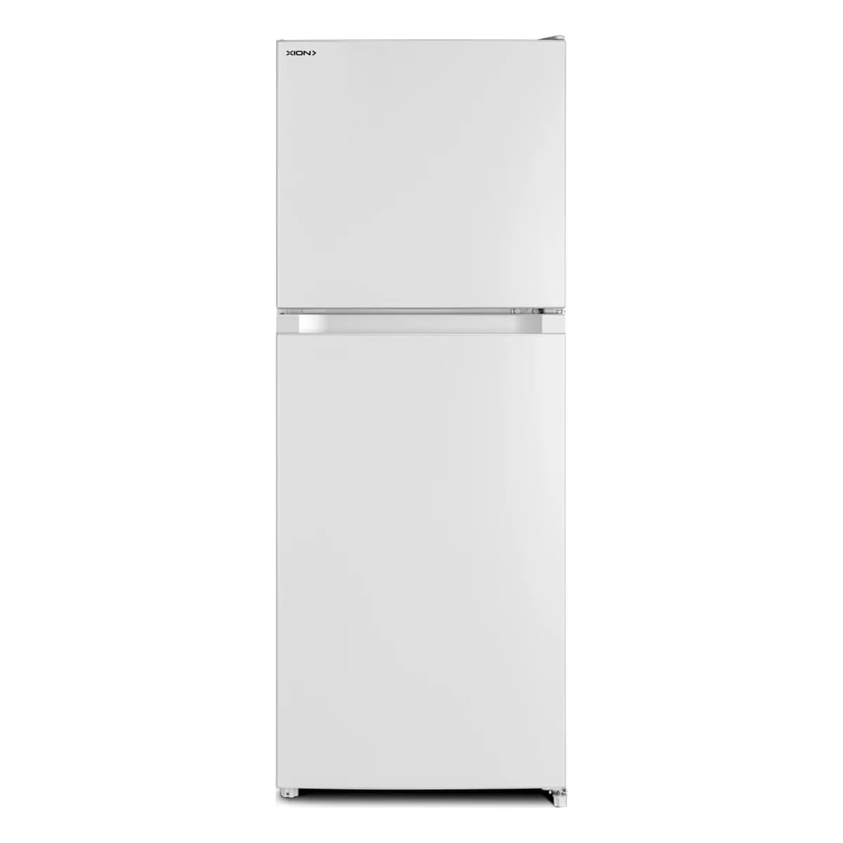 Heladera con freezer XION XI-HNF231W blanca de 197 litros, vista de frente