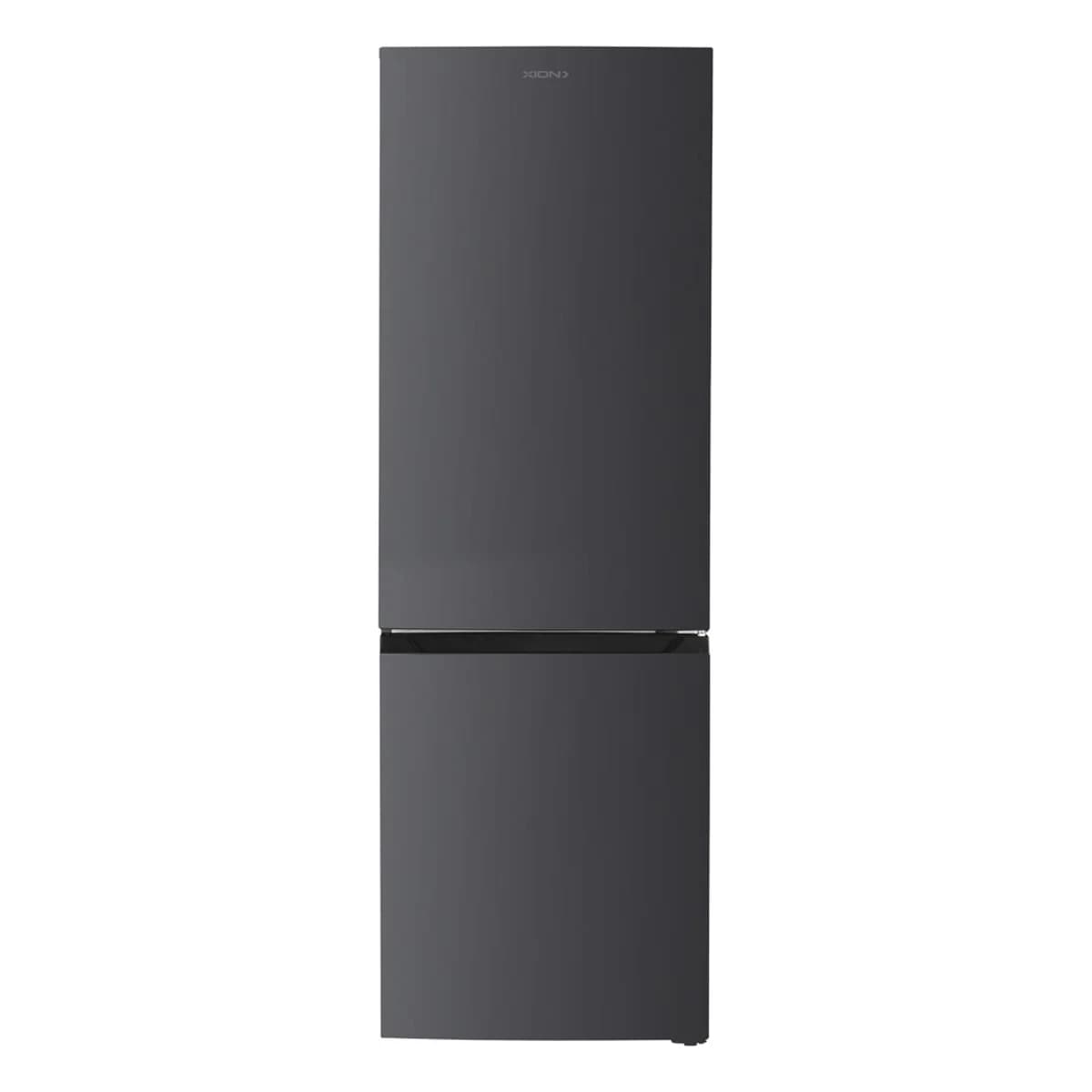 Heladera XION XI-HNF320C con freezer abajo, 286 litros, gris grafito, vista de frente