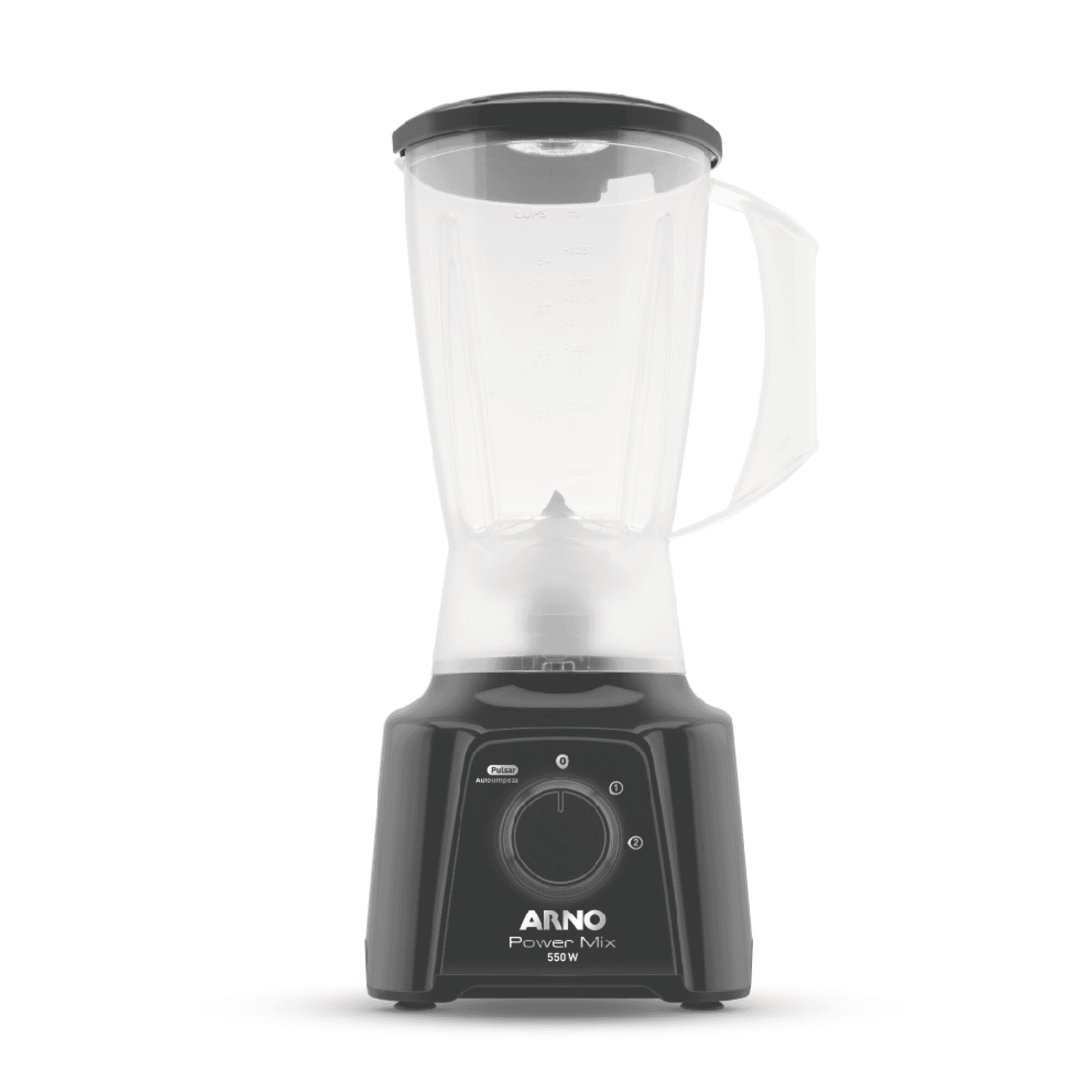 Licuadora Arno Power Mix LN2808B2 negra de 550 W