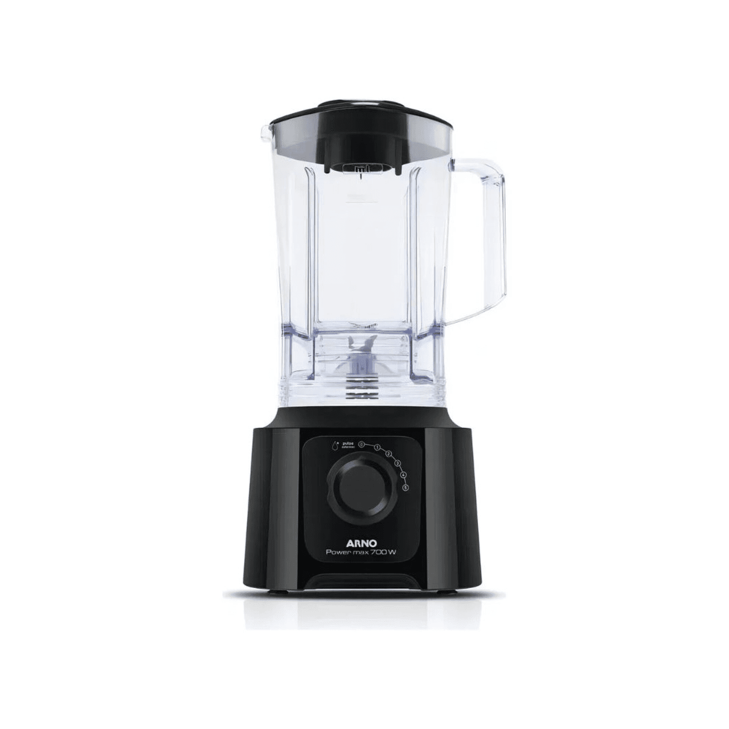 Licuadora Arno Power Max LN5508B2 negra con jarra de 3,1 litros