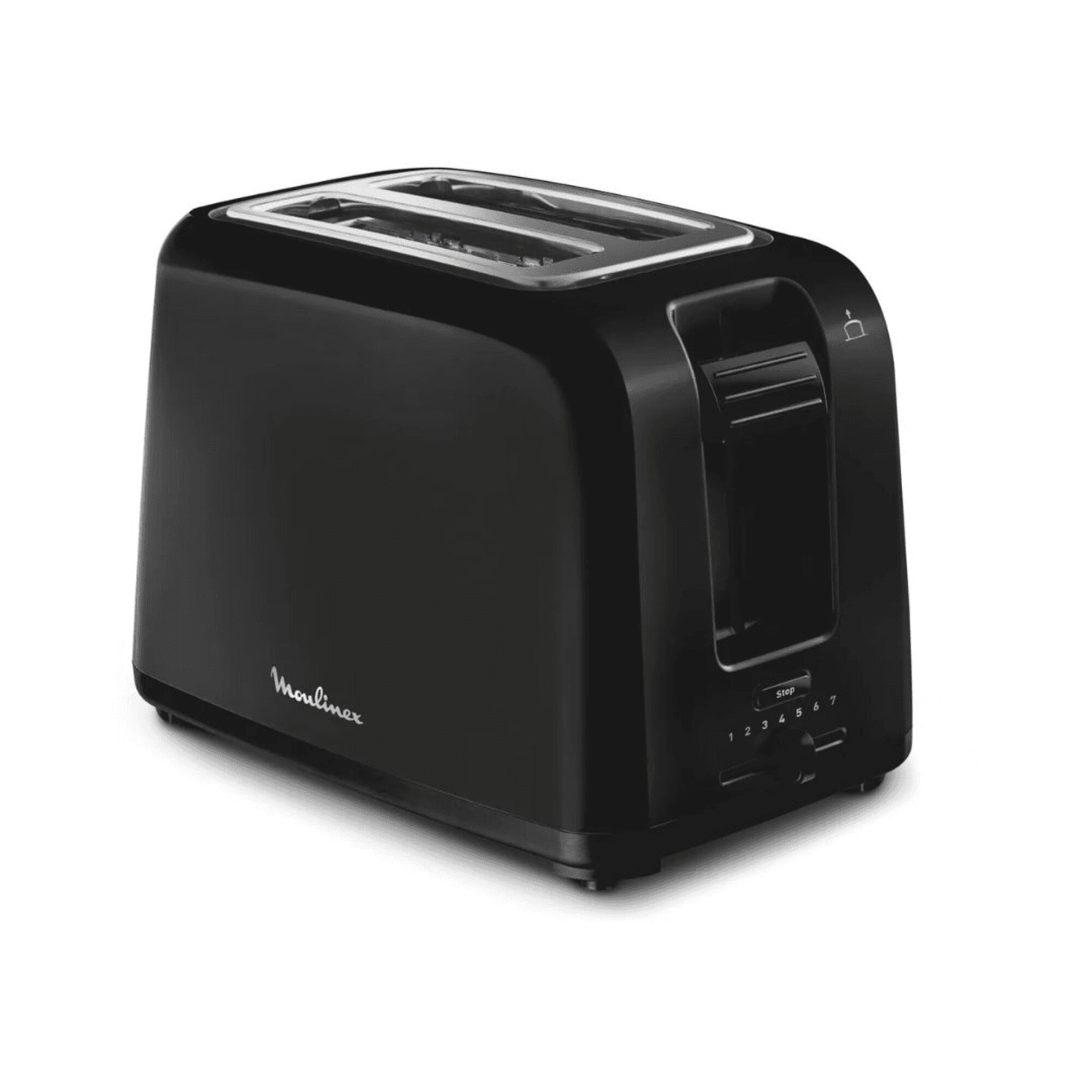 Tostadora Moulinex Vita LT1A1858 negra de 2 rebanadas