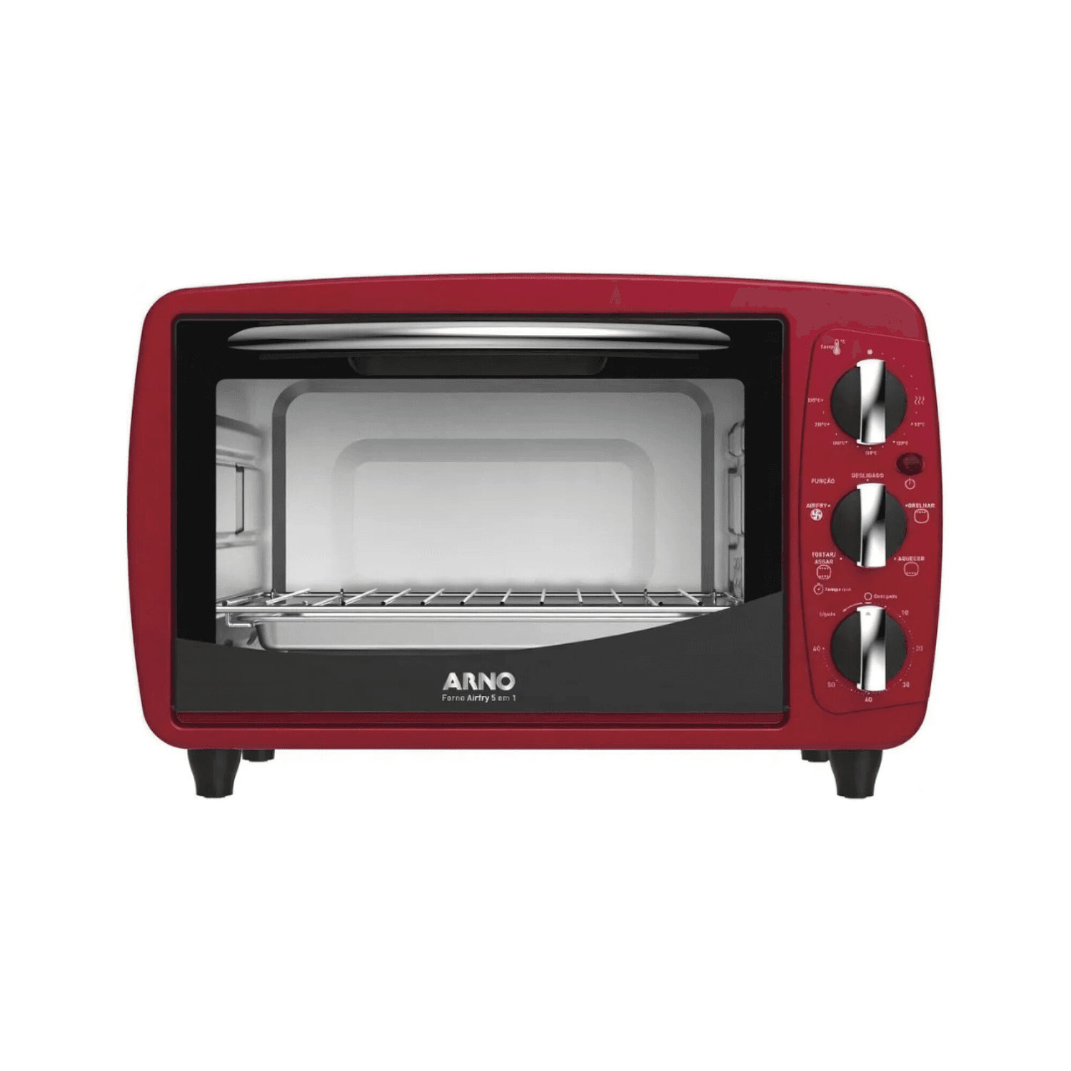 Horno eléctrico rojo Arno OF32B5B2 de 20 L