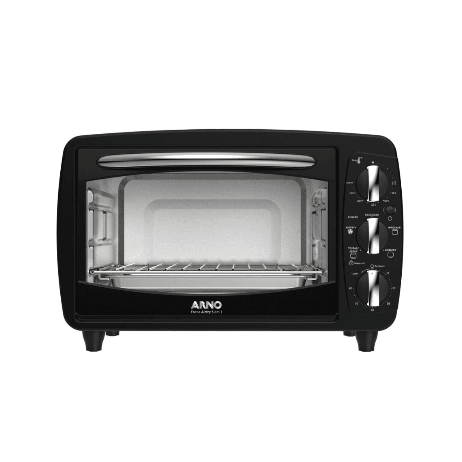 Horno eléctrico de mesa Arno OF32B8B2 negro de 20 L