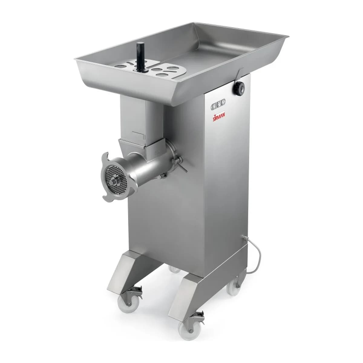 Picadora de carne industrial buje 42 Sirman TC 42 Montana con ruedas
