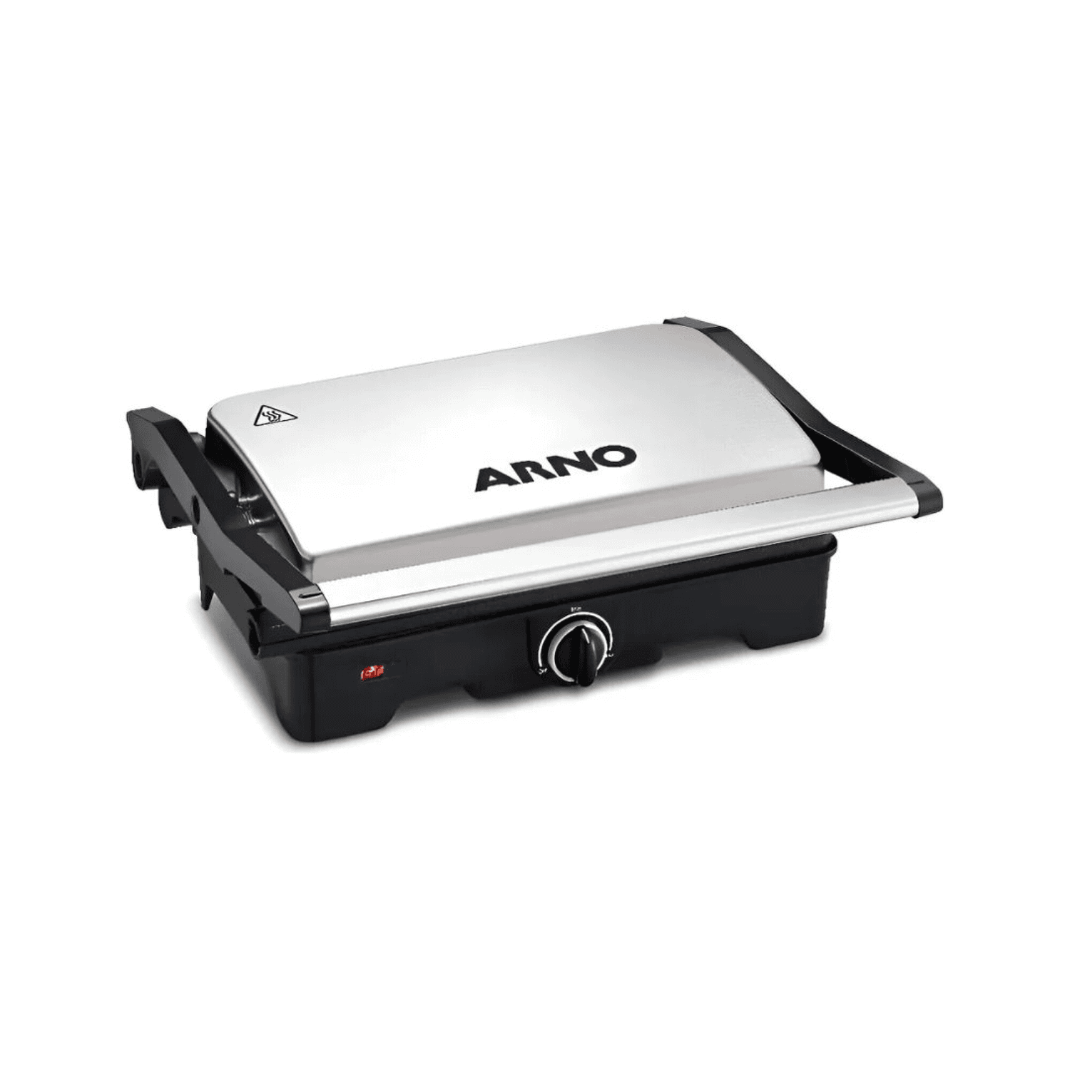 Parrilla grill eléctrica Arno Dual Inox SW332DB1 cerrada