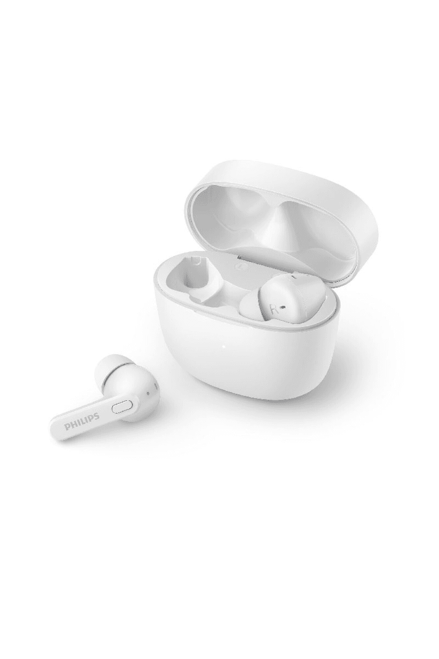 Auriculares true wireless Philips TAT2206/00 blancos con su estuche