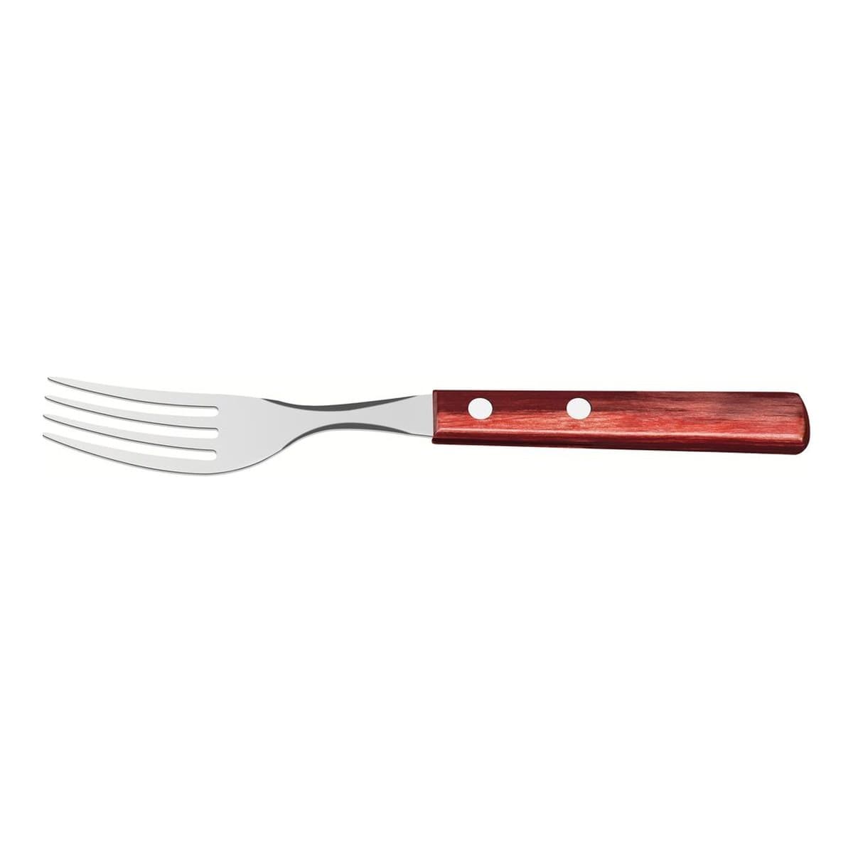 Tenedor de mesa Tramontina Polywood rojo