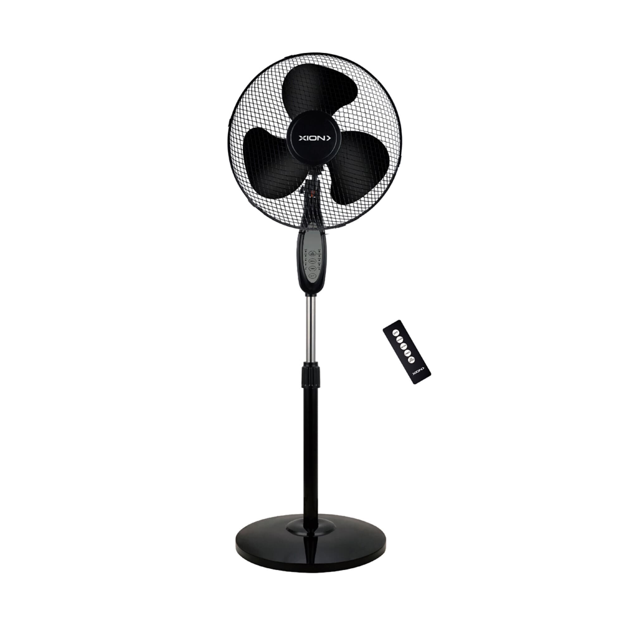 Ventilador de pie 40 cm con control remoto, oscilante - XION XI-V150
