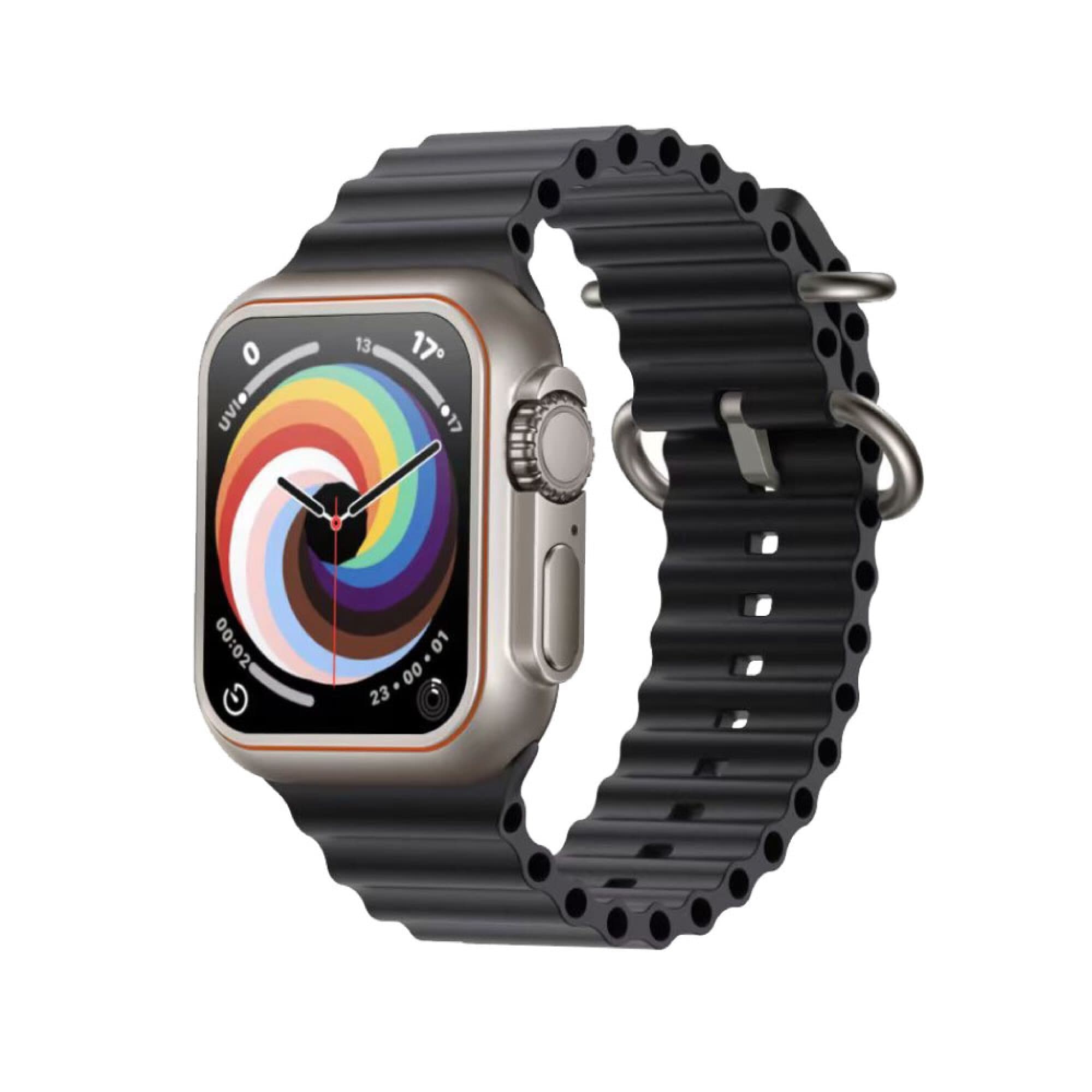 Smartwatch XION X-WATCH77 con malla negra