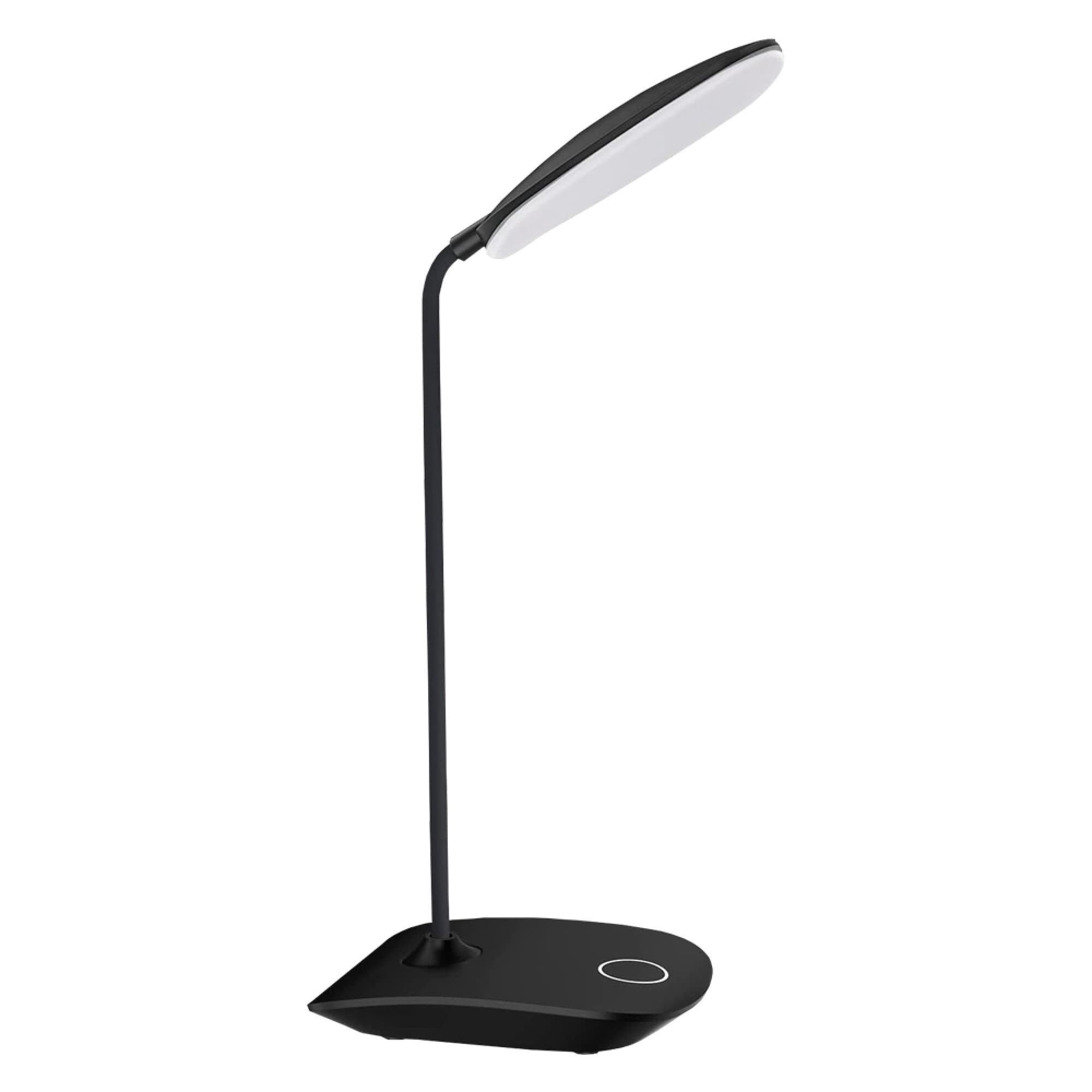 Lámpara LED de escritorio XION XI-LAMP20 negra con cuerpo flexible