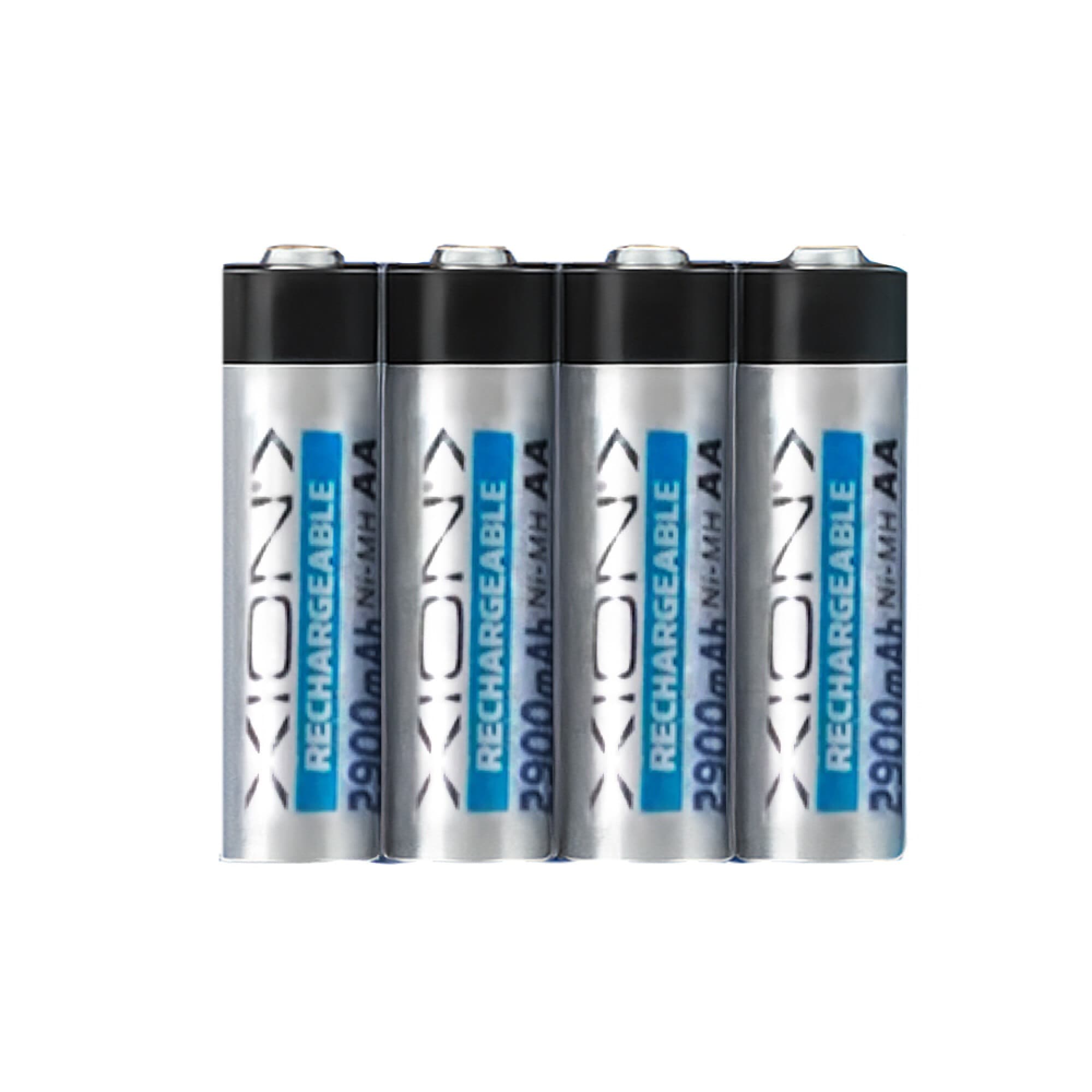 Pack de 4 pilas recargables XION AA Ni-MH de 2900 mAh XI-PI31