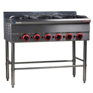 Anafe Industrial 6 Hornallas con termpocuplas Principal Flamemax HGR-66