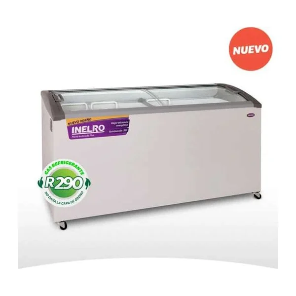 Freezer 528 Lts puertas de vidrio | Inelro FIH-550PI