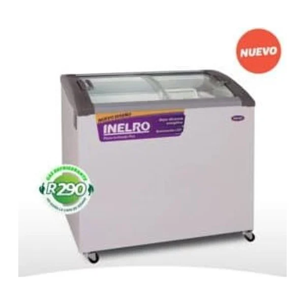 Freezer 255 Lts puertas de vidrio | Inelro FIH-270PI