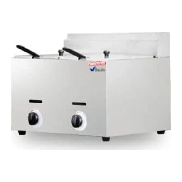 Freidor 6 lts doble a gas | Flamemax HGF-72