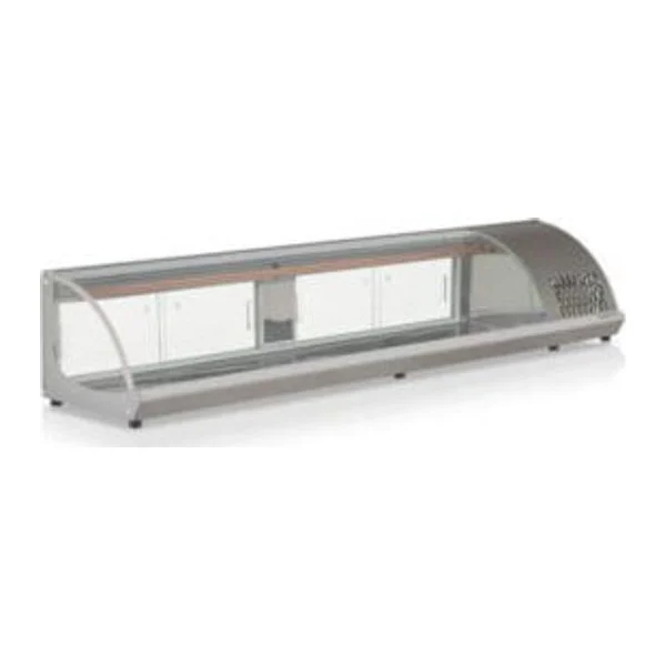 Vitrina Refrigerada 2.11 M Sobre Mostrador | Gelopar GVRB-210