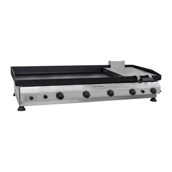 Plancha 121 cm a gas 5 quemadores | Metvisa CFGP-123/121