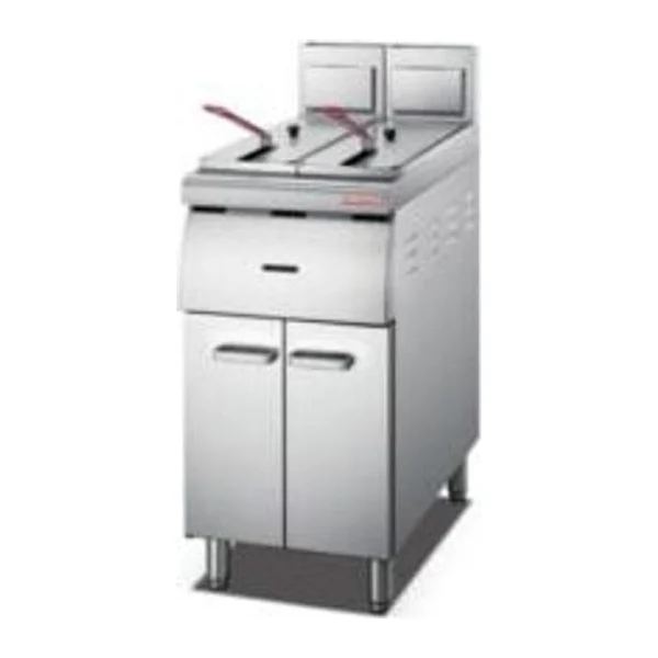 Freidor 15 lts doble a gas | Flamemax HGF-70A-2