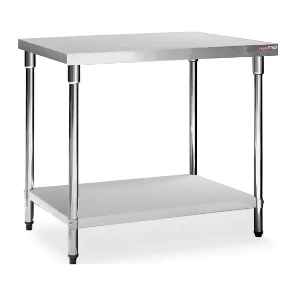 Mesa de trabajo 90 x 70 cm Lisa Acero Inoxidable | Flamemax HWT-2-79R