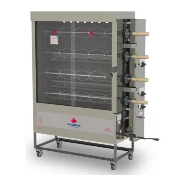 Spiedo 16 Pollos 4 espadas Rotativo a gas | Progas PR-623