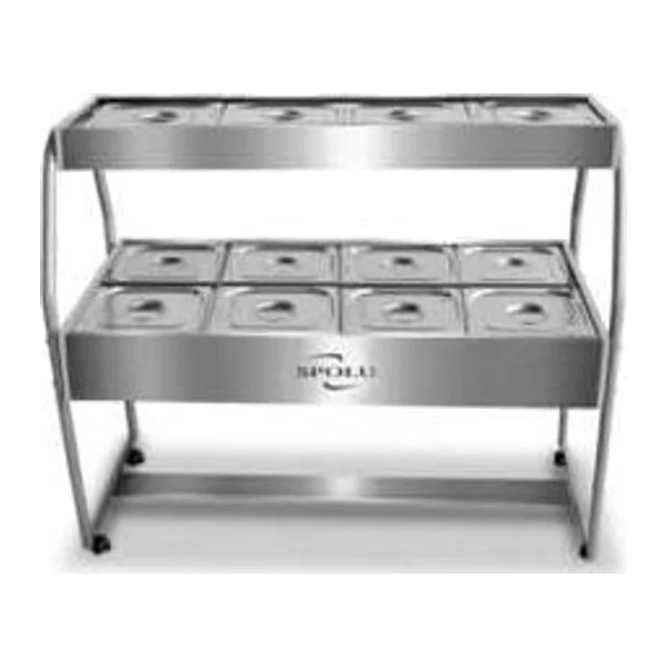 Mesa Bufet Combinada 12 cubas | Spolu SPL-508CO