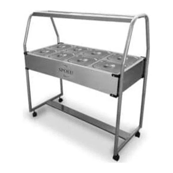 Mesa Buffet 8 cubas Calor | Spolu SPL-508