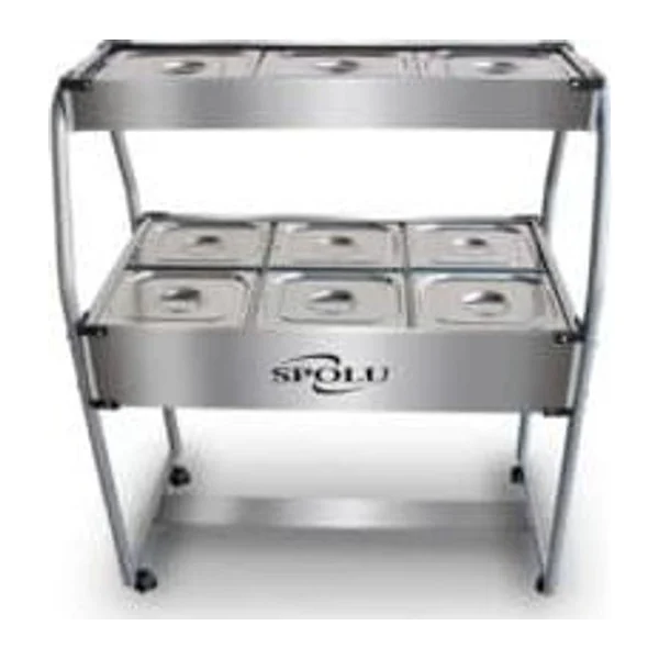 Mesa Buffet 9 cubas combinadas | Spolu SPL-506CO