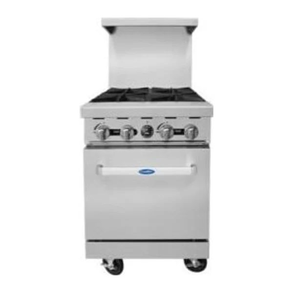 Cocina Industrial 4 Hornallas a Gas y Horno | Cook Rite AGR-4B