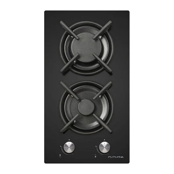 Anafe a gas 30 cm vidrio templado | Futura FUT-AG300VG-2