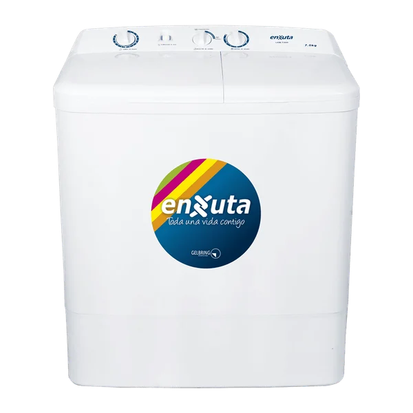 Lavarropa semi-automático Enxuta LEB7200 7,2 kg 2 cubas PVC
