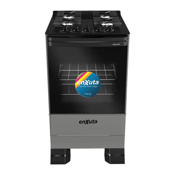 Cocina multigas Enxuta CENXV27542T 4 quemadores horno grill