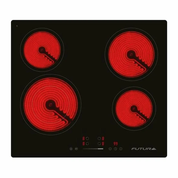 Anafe vitrocerámico 4 zonas 60 cm | Futura FUT-PV4Z